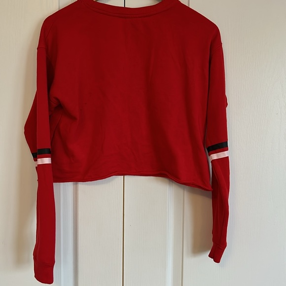 Disney Mickey Mouse Cropped Sweater Sz S - Picture 4 of 4